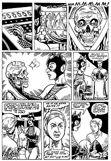 This page shows some of the quasi SF/Fantasy overtones of this issue, which are not typical of the rather realistic series.